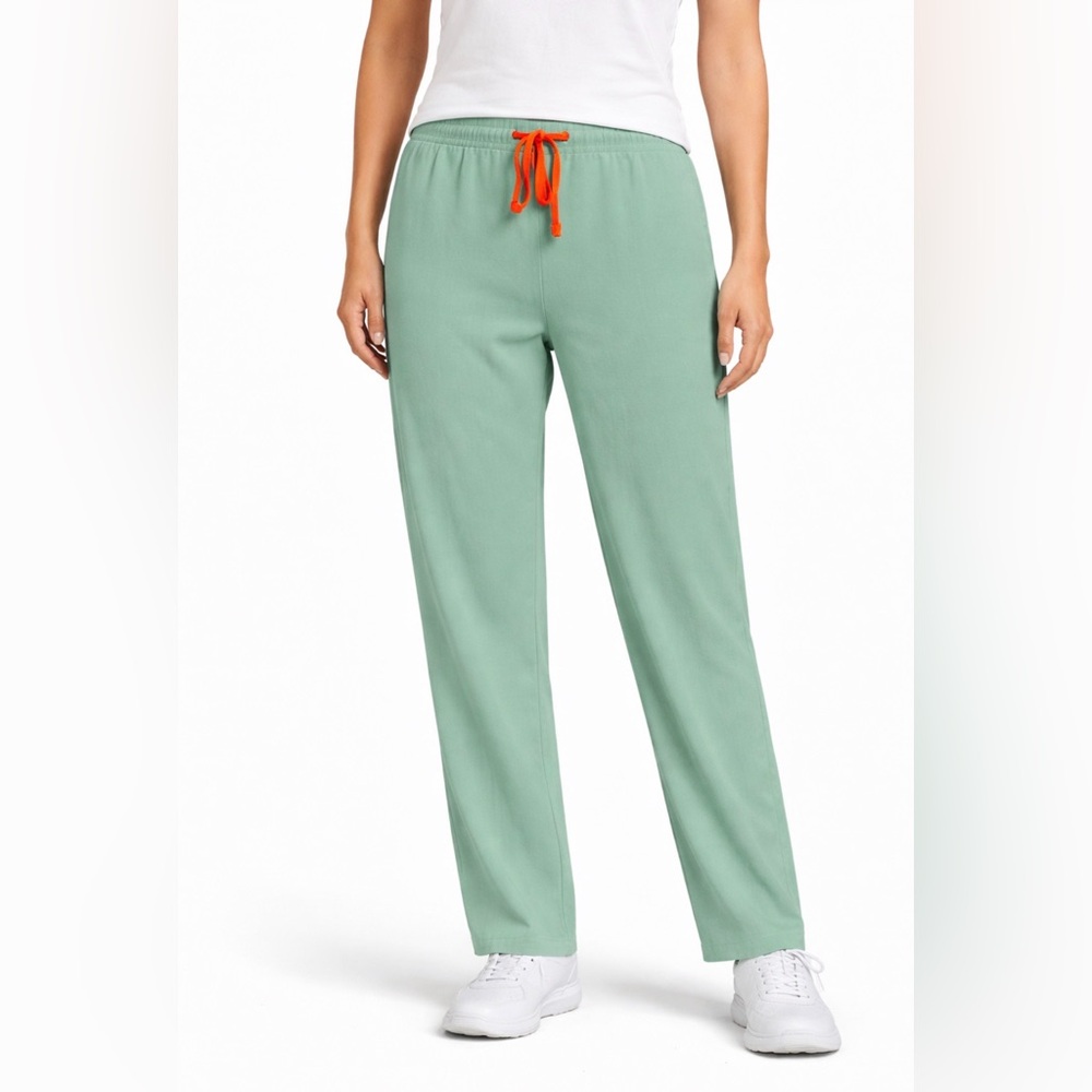 FIGS Scrub Pants Large Petite L/P Light Green Technical Collection